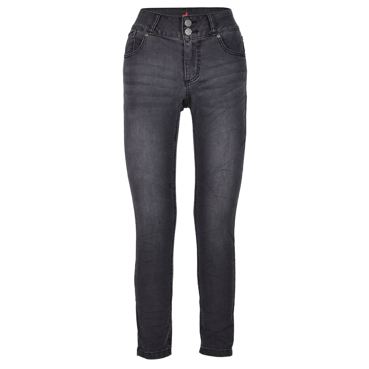 Buena Vista Jeans Tummyless 7/8 Cozy Denim grey black