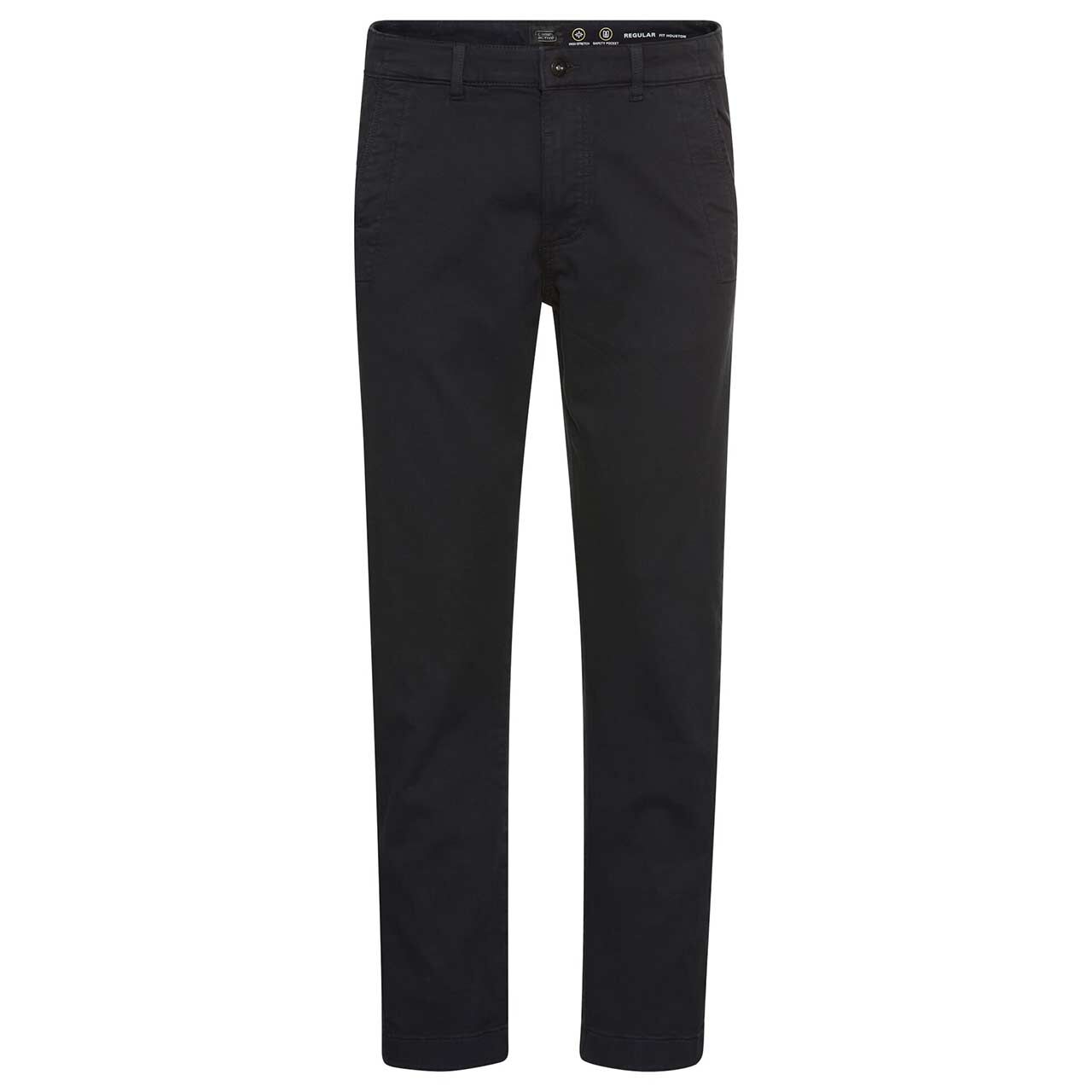 Herren Chino Baumwollhose Houston fleXXX von Camel active in Dunkelblau, Vorderansicht