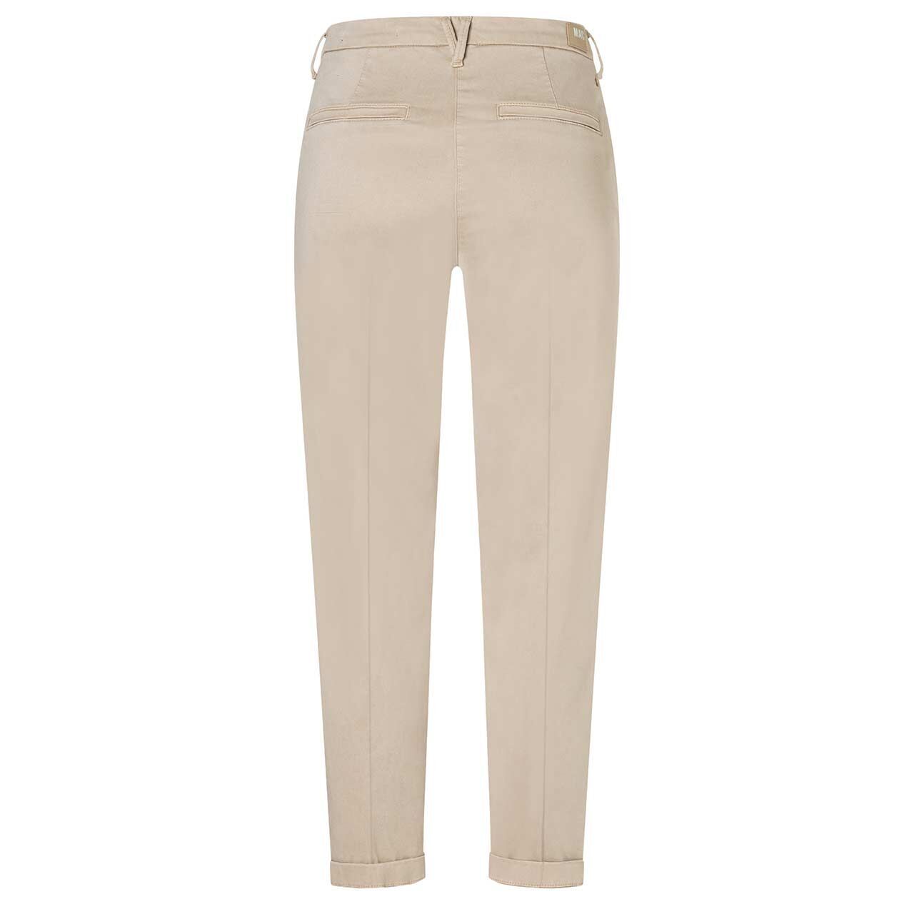 Damenhose Chino von MAC in Beige, Rückansicht