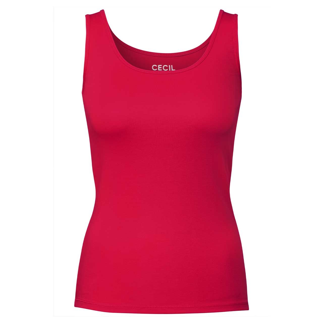 Cecil Damen Top Linda glazed apple red