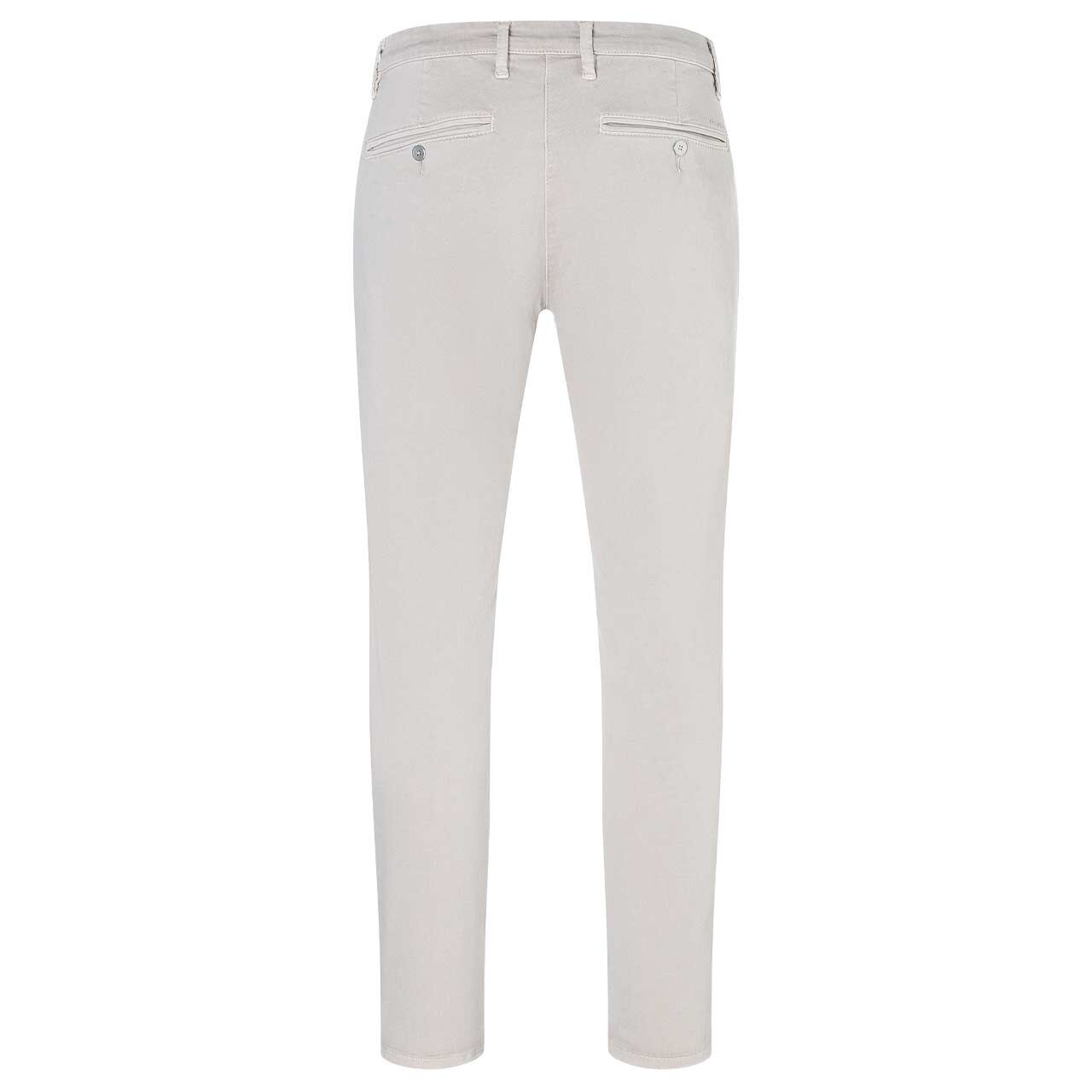 Herren Stretch Chino Baumwollhose Flexx Driver Pants von MAC in Beige, Rückansicht