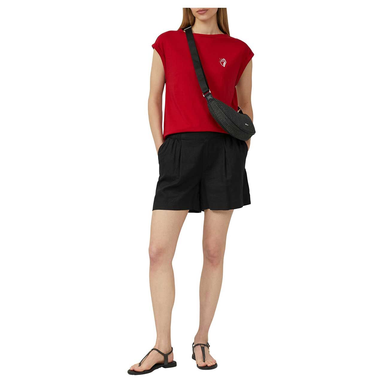 s.Oliver Damen T-Shirt red placed print