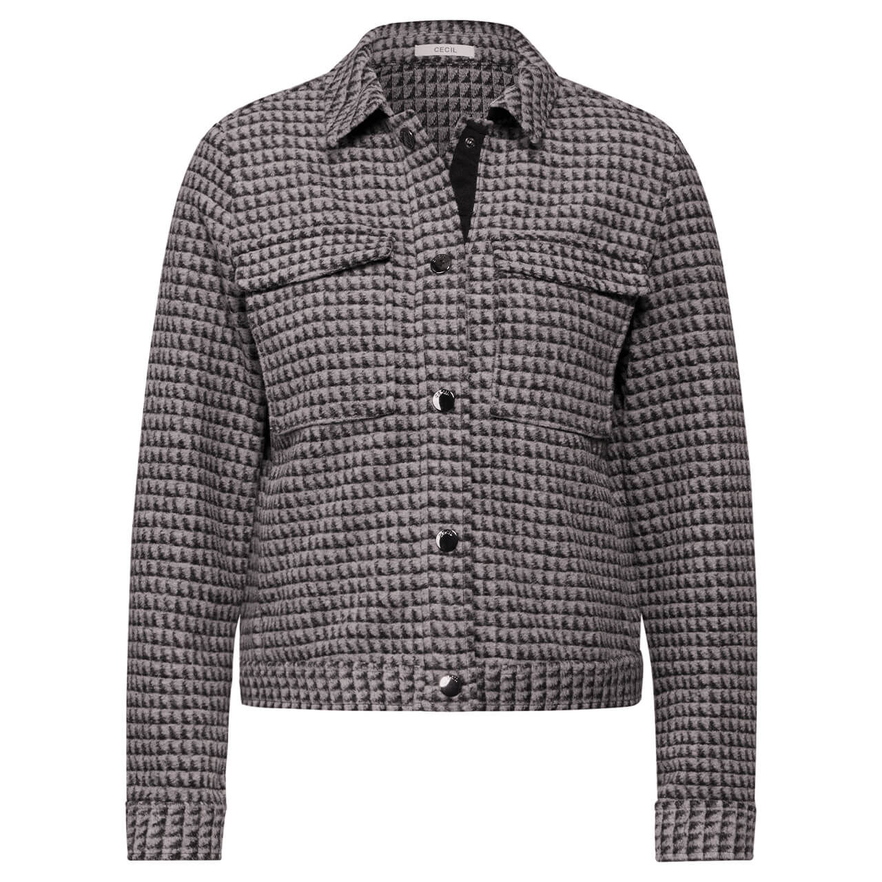 Cecil Damen Jacke Jacquard Short Jacket black print Cecil Damen Jacke Jacquard Short Jacket black print