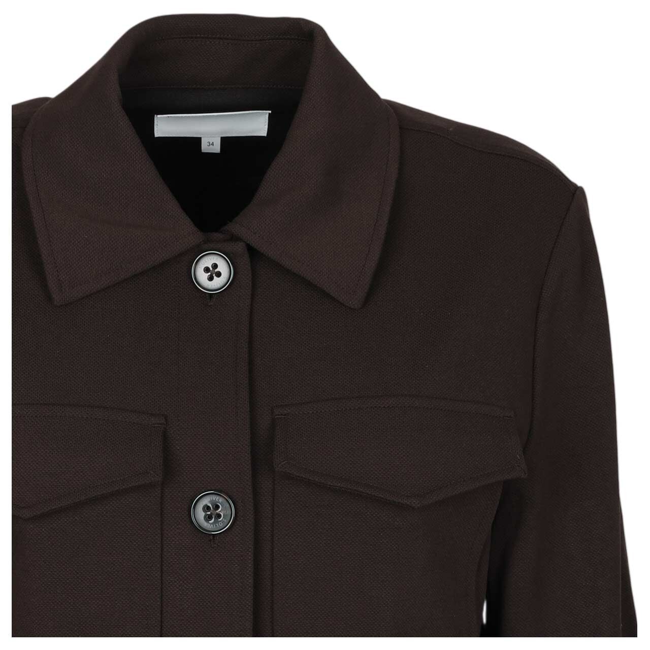 Damen Jacke von s.Oliver in Dunkelbraun, Detailansicht vorne