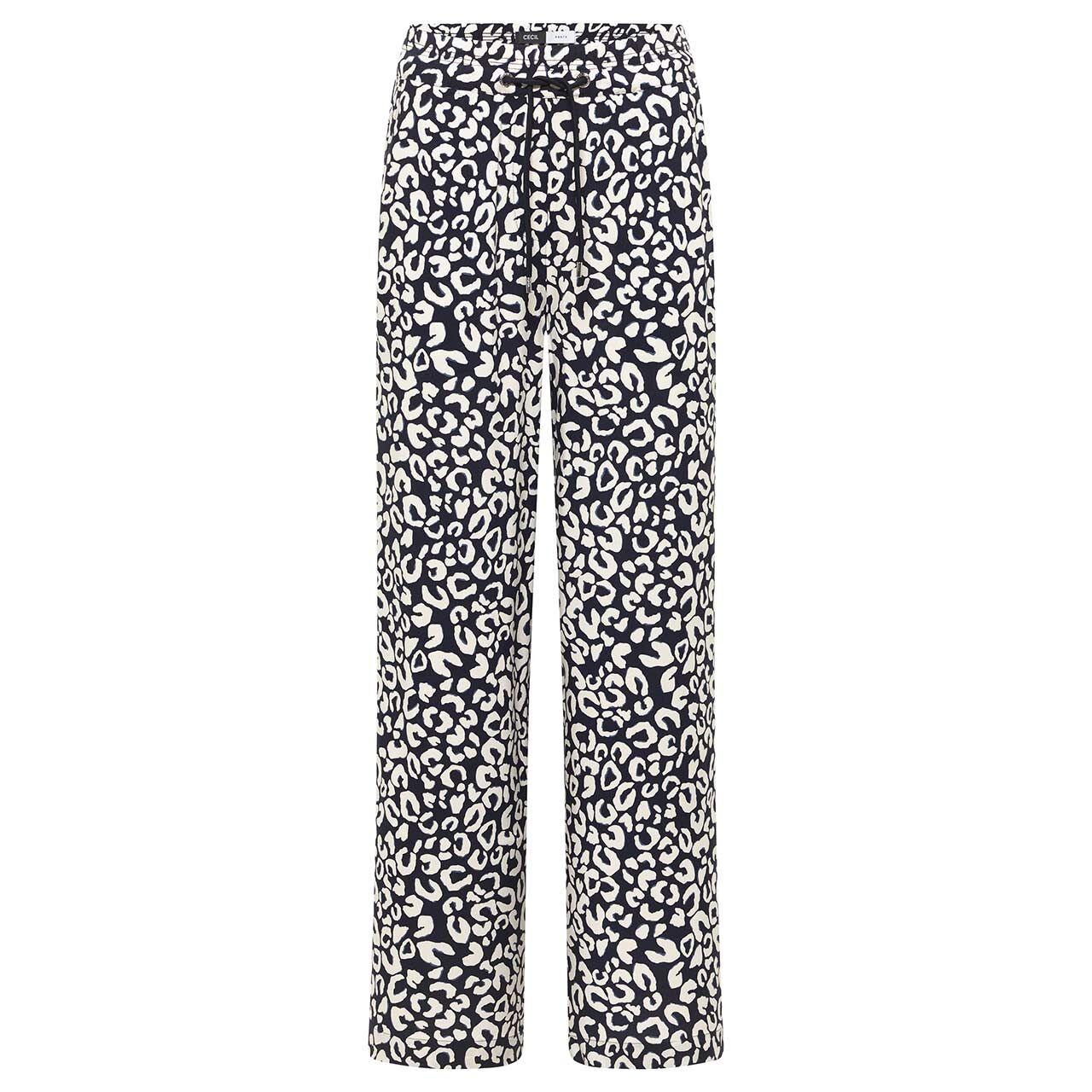 Cecil Neele Wideleg Hose leo urban dark blue