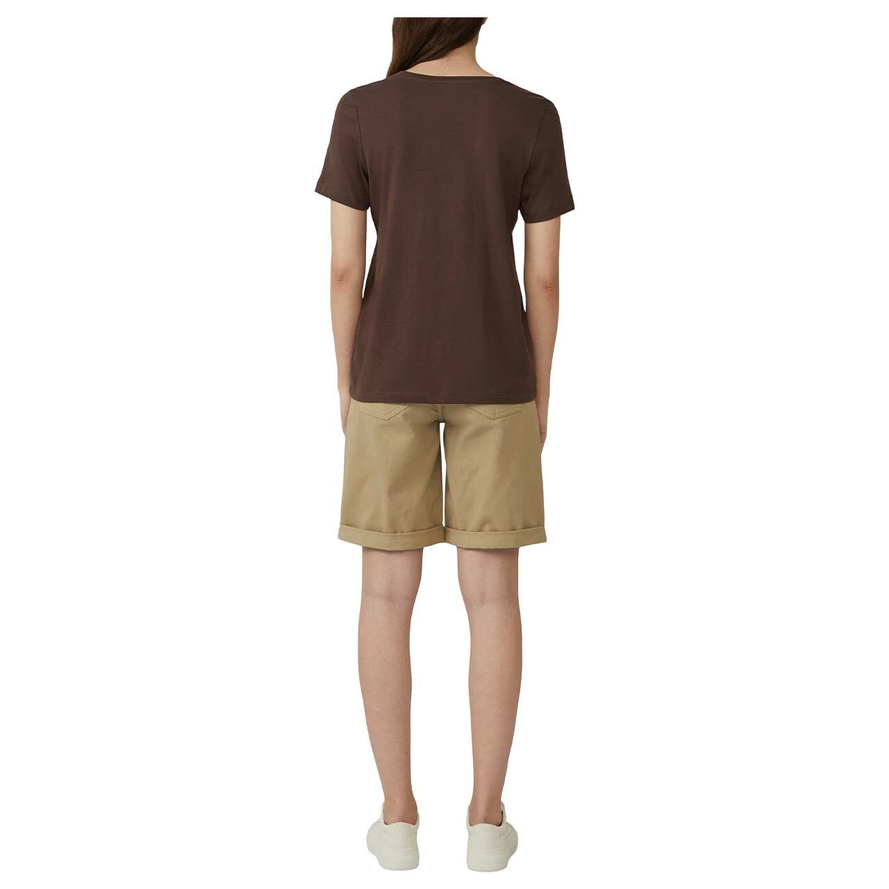 s.Oliver Damen T-Shirt chocolate brown placed fruit print