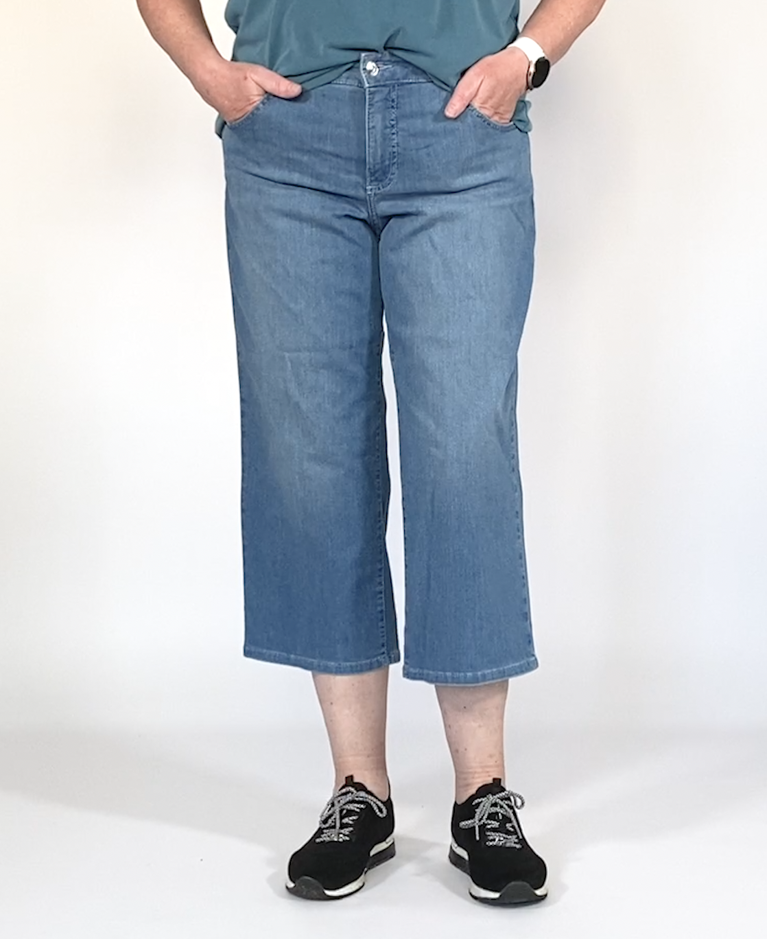 MAC Gracia 7/8 (Greta) Jeans blue basic