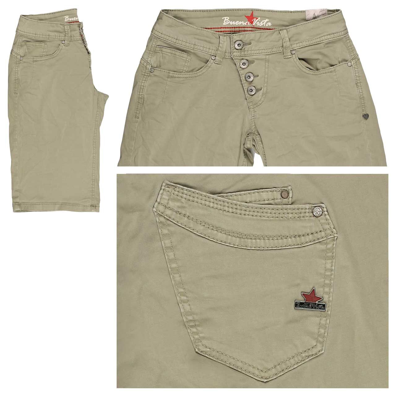 Buena Vista Malibu-Short Stretch Twill Baumwollhose aloe Buena Vista Malibu-Short Stretch Twill Baumwollhose aloe