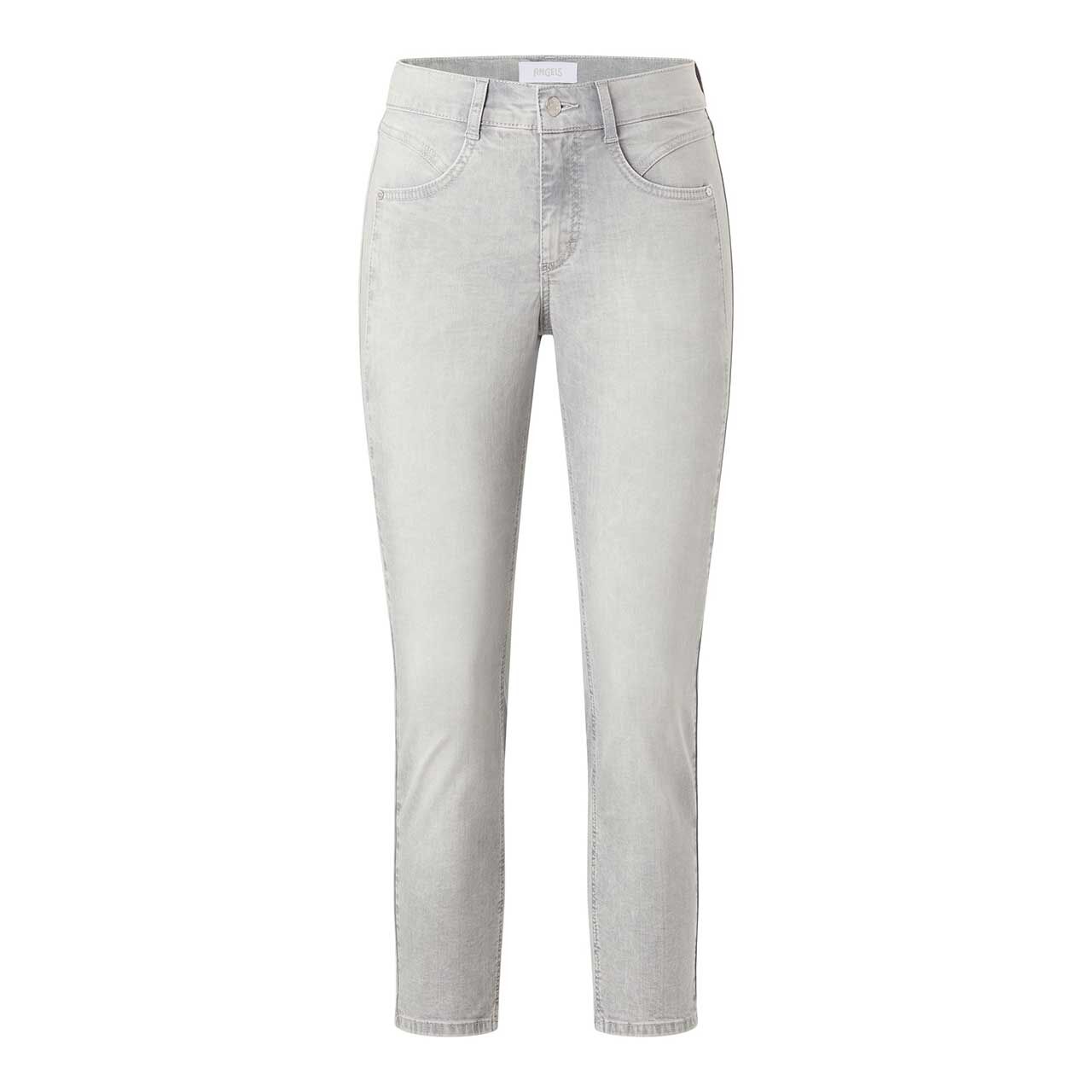 Damen 7/8 Jeans Ornella Urban von Angels in Hellgrau angewaschen, Vorderansicht