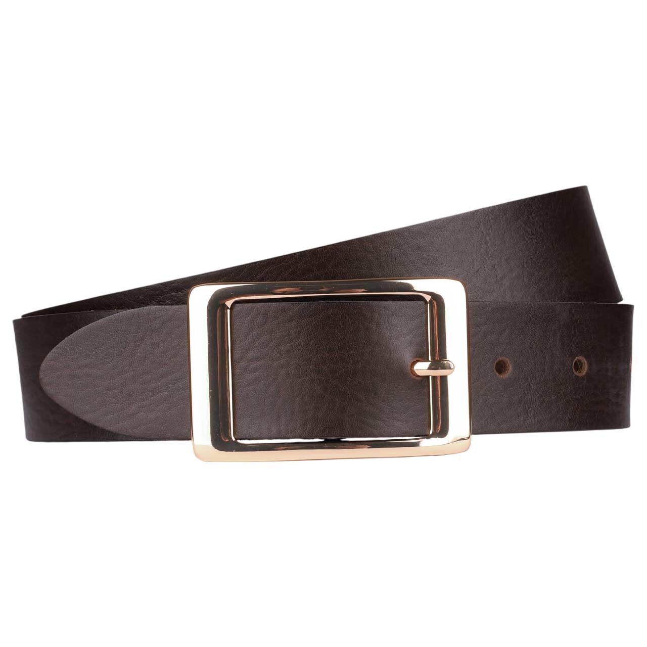 Bernd Götz Damen Nappaleder Gürtel dark brown