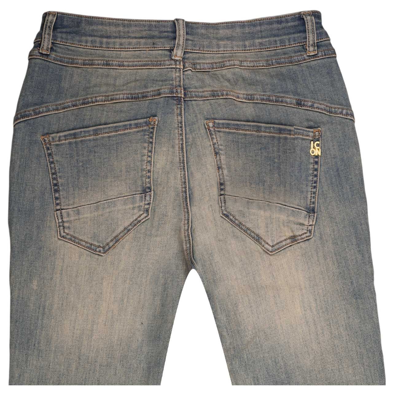 Damenjeans Cosmopolitan von Senoritas ICON in Blau verwaschen, Rückansicht