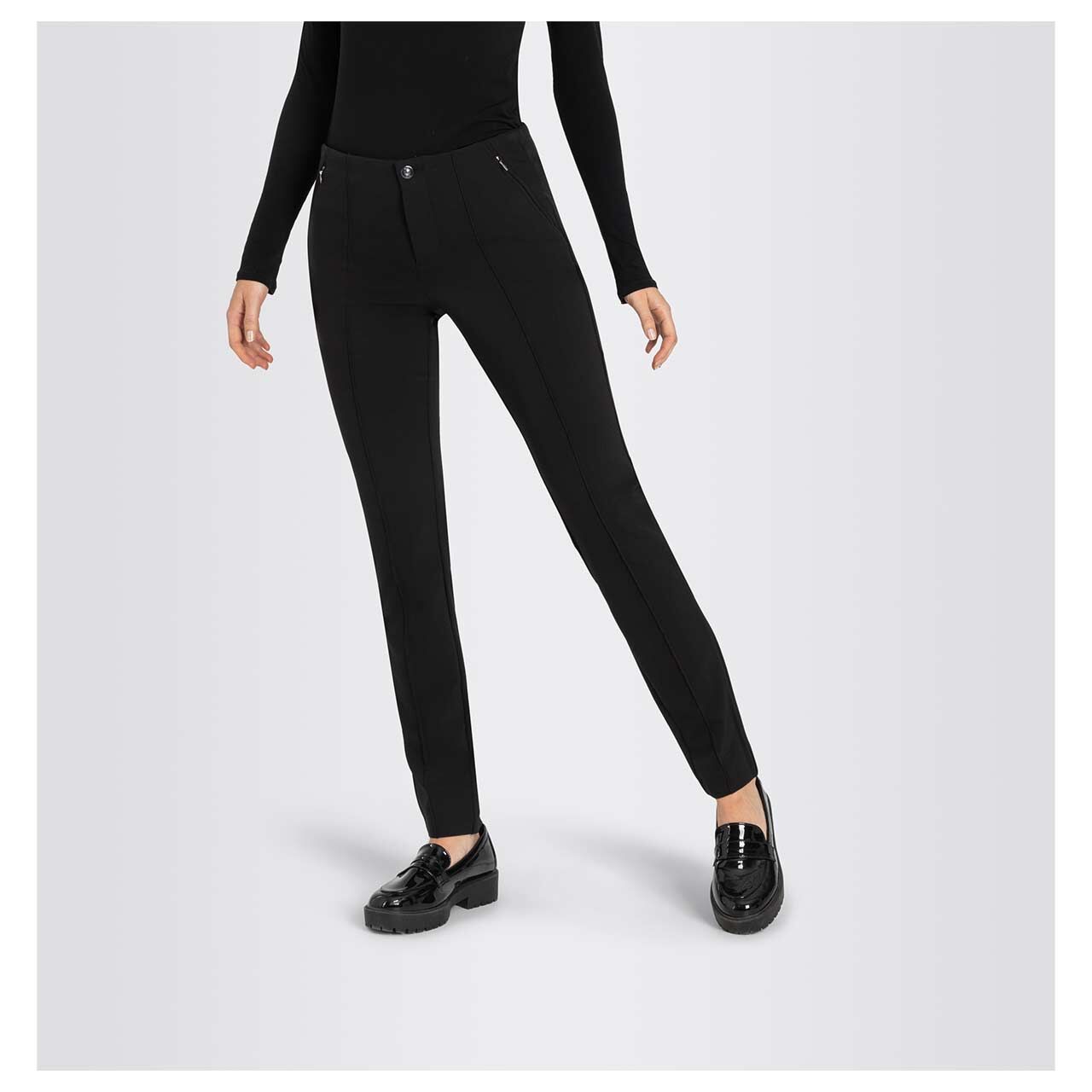MAC Anna Stoffhose black