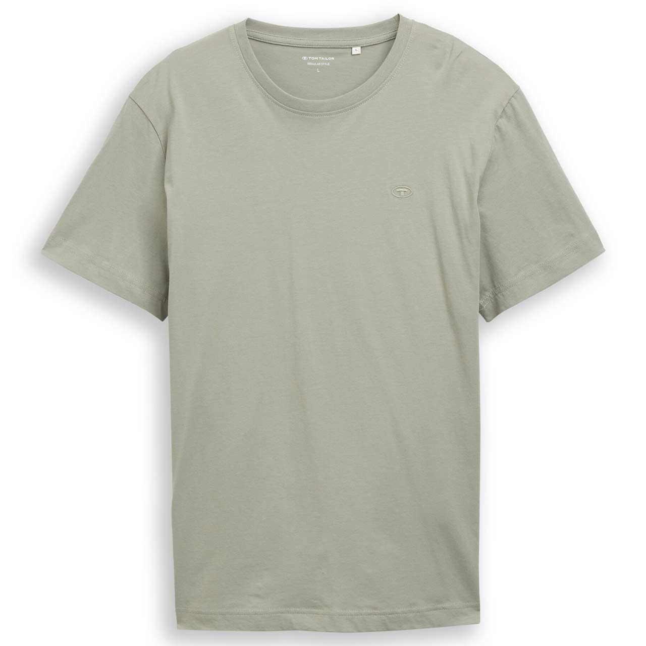 Tom Tailor Herren T-Shirt greyish shadow olive
