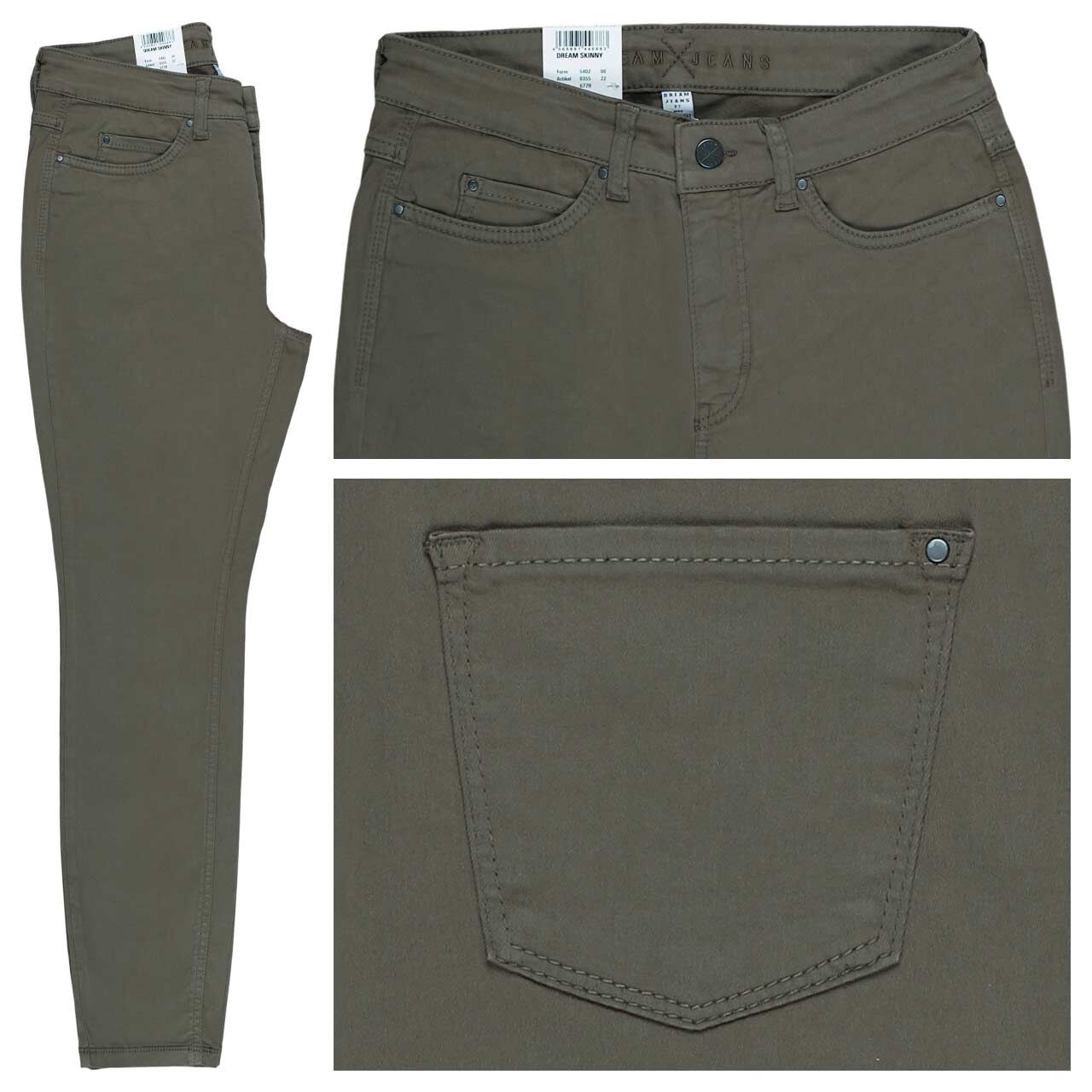MAC Dream Skinny Jeans olive night
