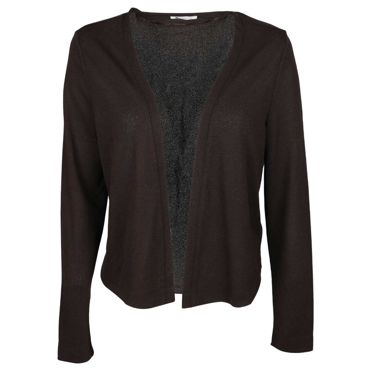 Street One Damen Strickjacke Nette Knit Look espresso brown
