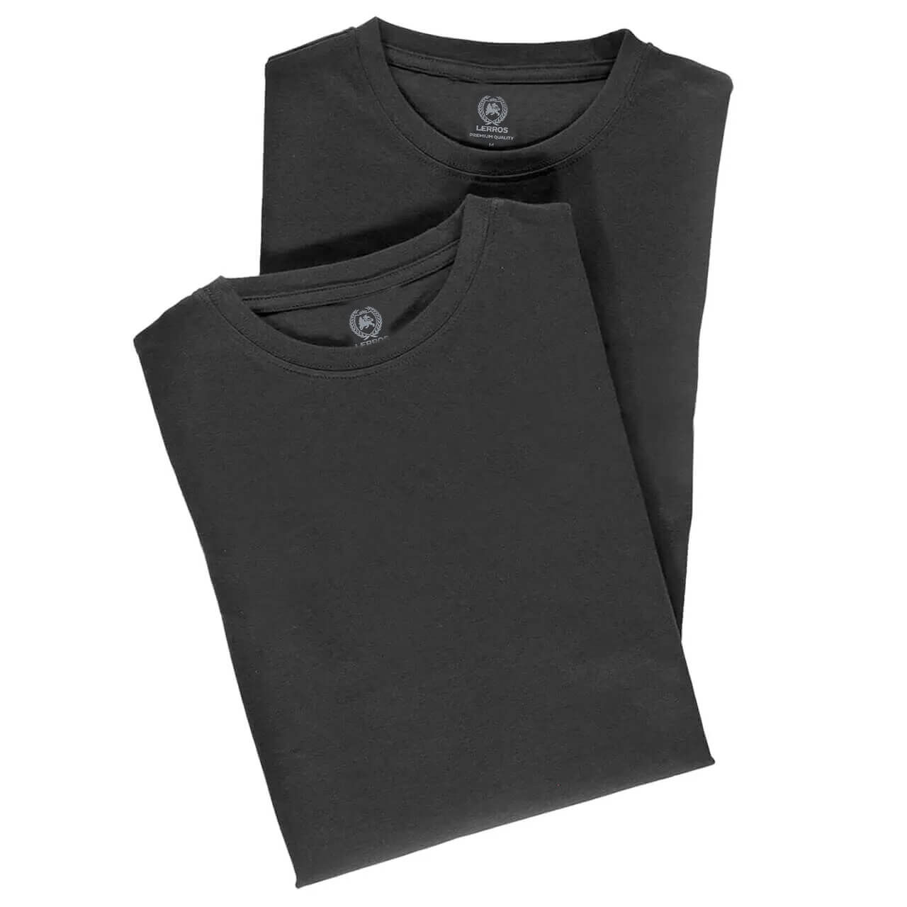 Lerros Herren T-Shirts Round Neck black