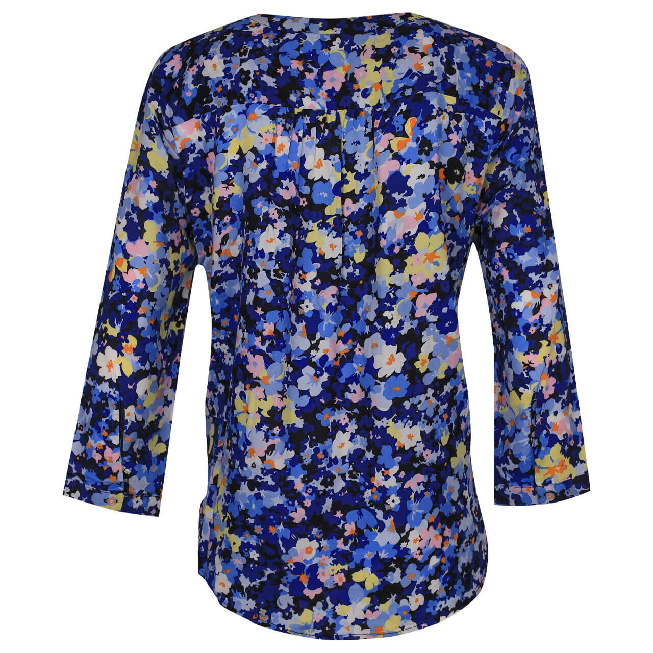 Street One Bamika 3/4 Arm Bluse für Damen in Dunkelblau mit Print, FarbNr.: 33765