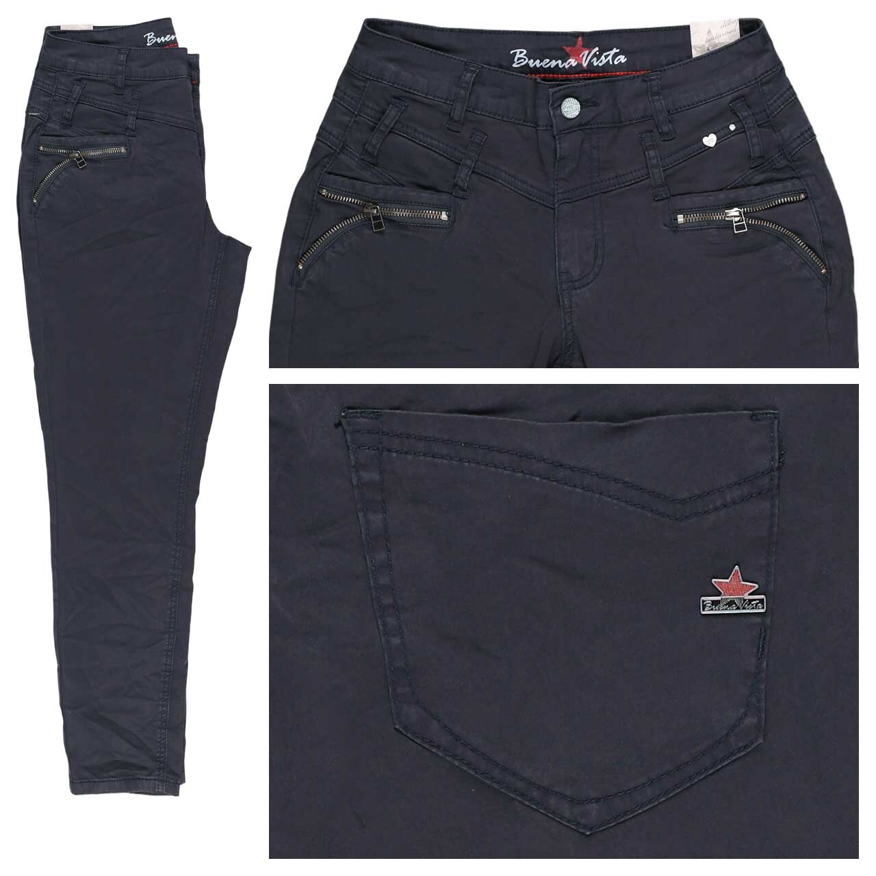 Buena Vista Florida-Z 7/8 Stretch Twill Baumwollhose dark blue Buena Vista Florida-Z 7/8 Stretch Twill Baumwollhose dark blue