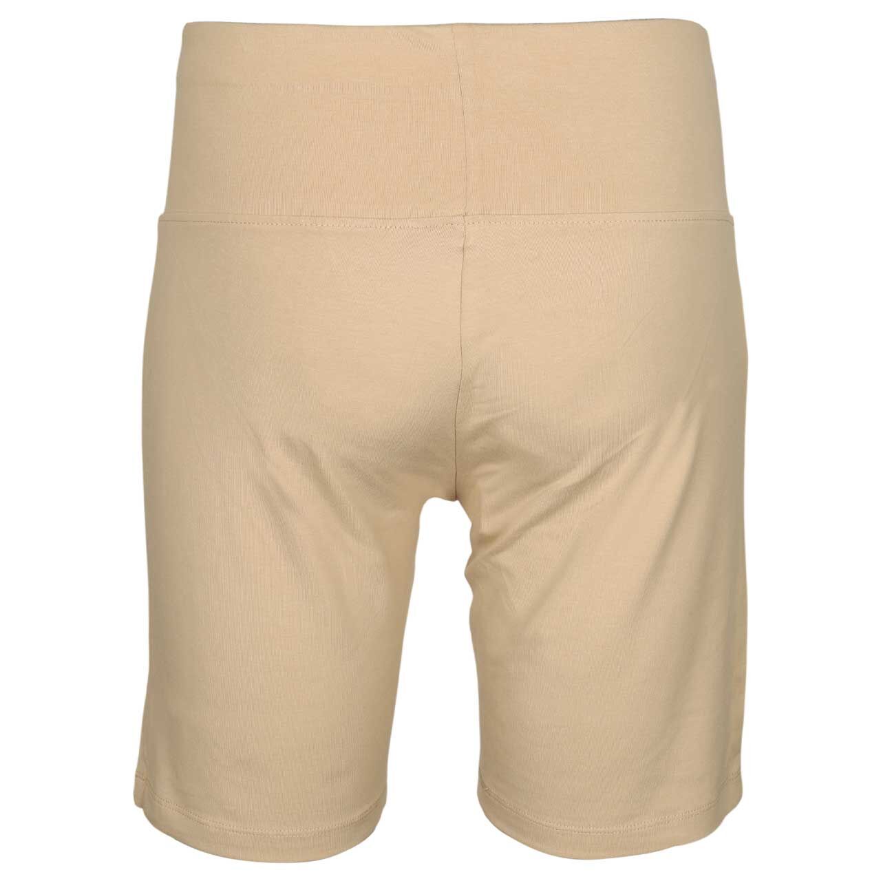 Damen Baumwoll Shorts Cycling von Cecil in Beige, Rückansicht
