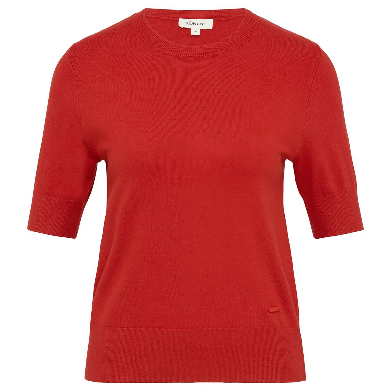 s.Oliver Damen Kurzarm Pullover red s.Oliver Damen Kurzarm Pullover red