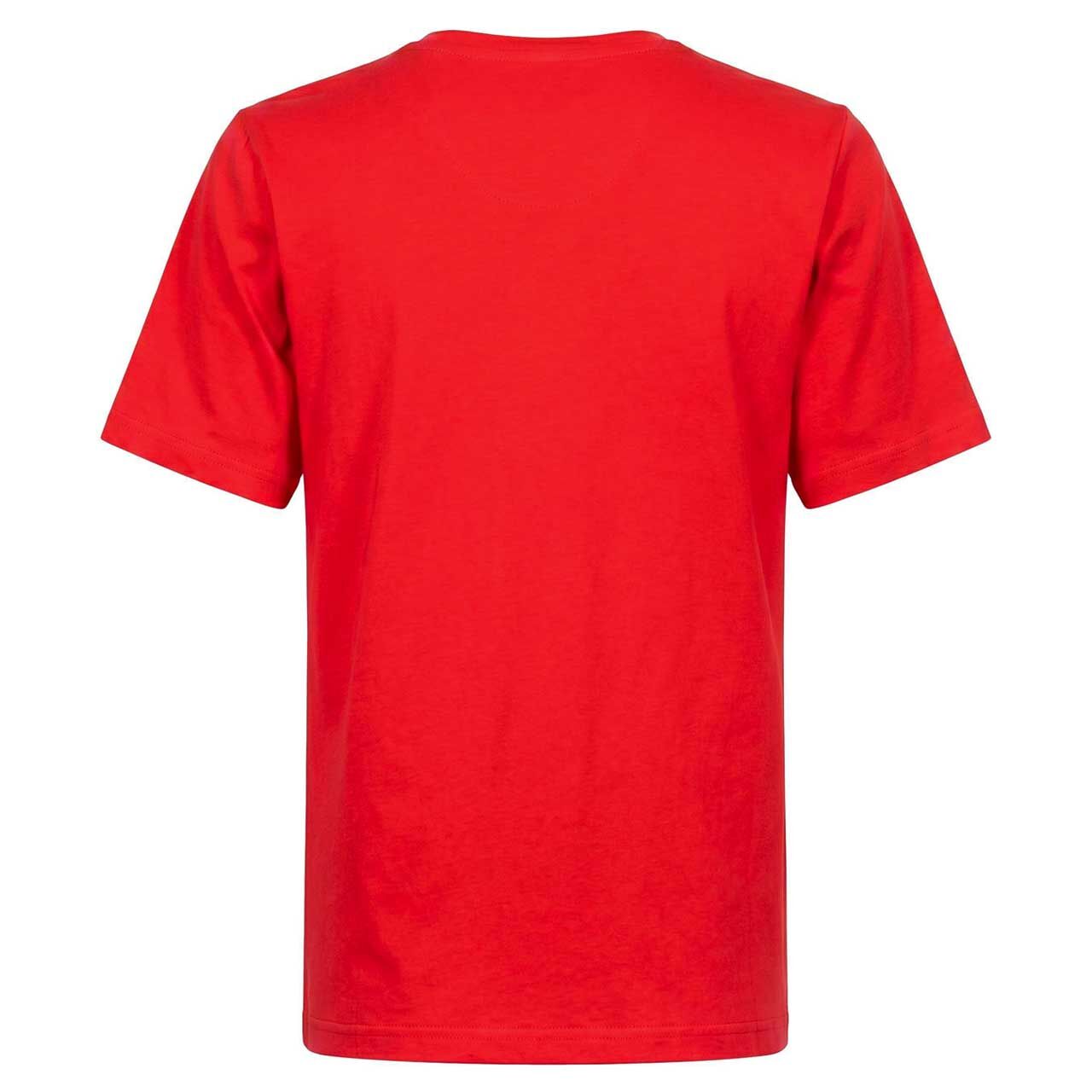 Damen T-Shirt von Soquesto in Rot mit Print, Rückansicht