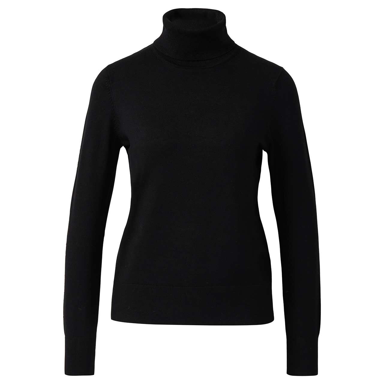 s.Oliver Damen Rollkragen Pullover black