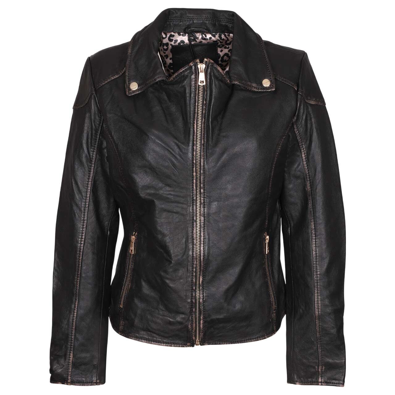 Mauritius Damen Lederjacke Peetho black