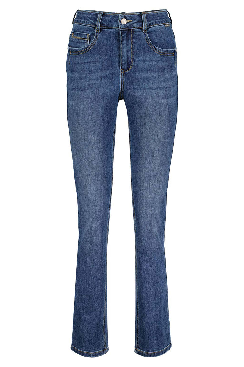 Vorderansicht der Red Button Kate Damenjeans in Blau