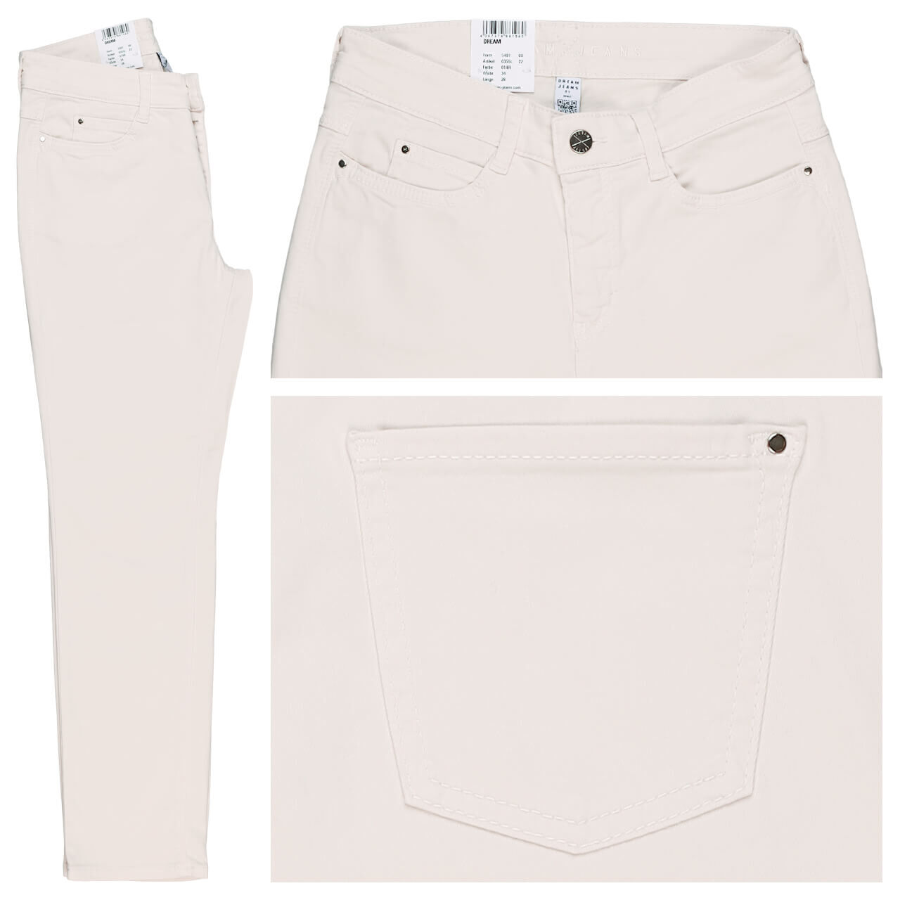 MAC Dream Jeans antique white