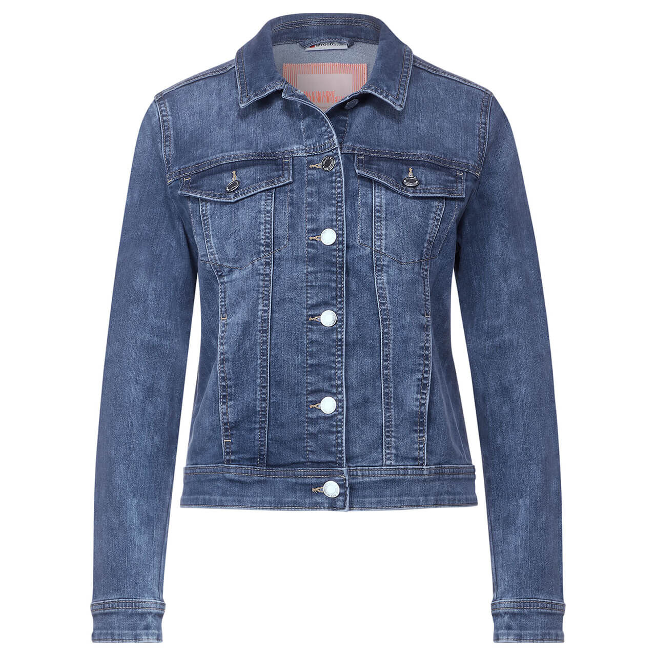 Street One Damen Jeansjacke indigo random wash Street One Damen Jeansjacke indigo random wash