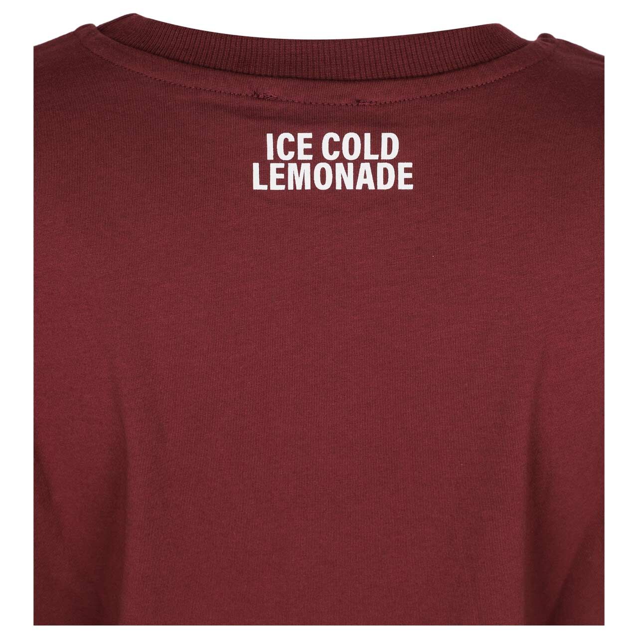 s.Oliver Damen T-Shirt in Dunkelrot mit Print, detaillierte Rückansicht