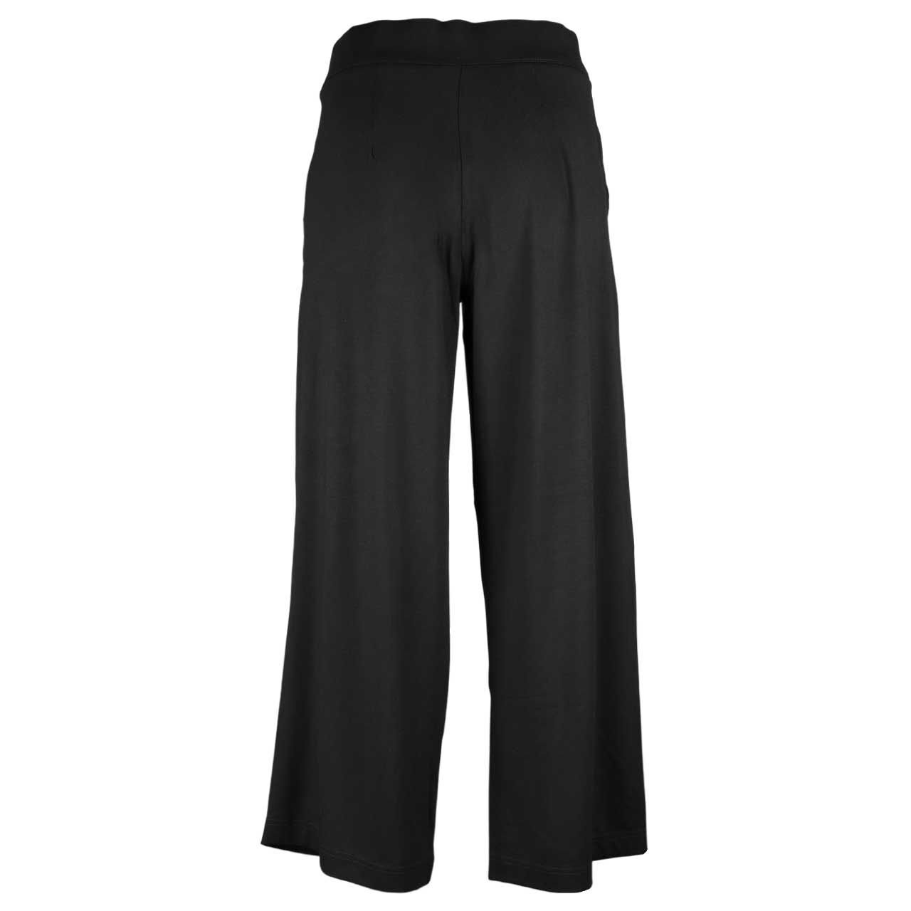 Stretch Damen 7/8 Hose Emee Wide Leg von Street One in Dunkelgrün mit der Farbnummer 16618, Rückansicht