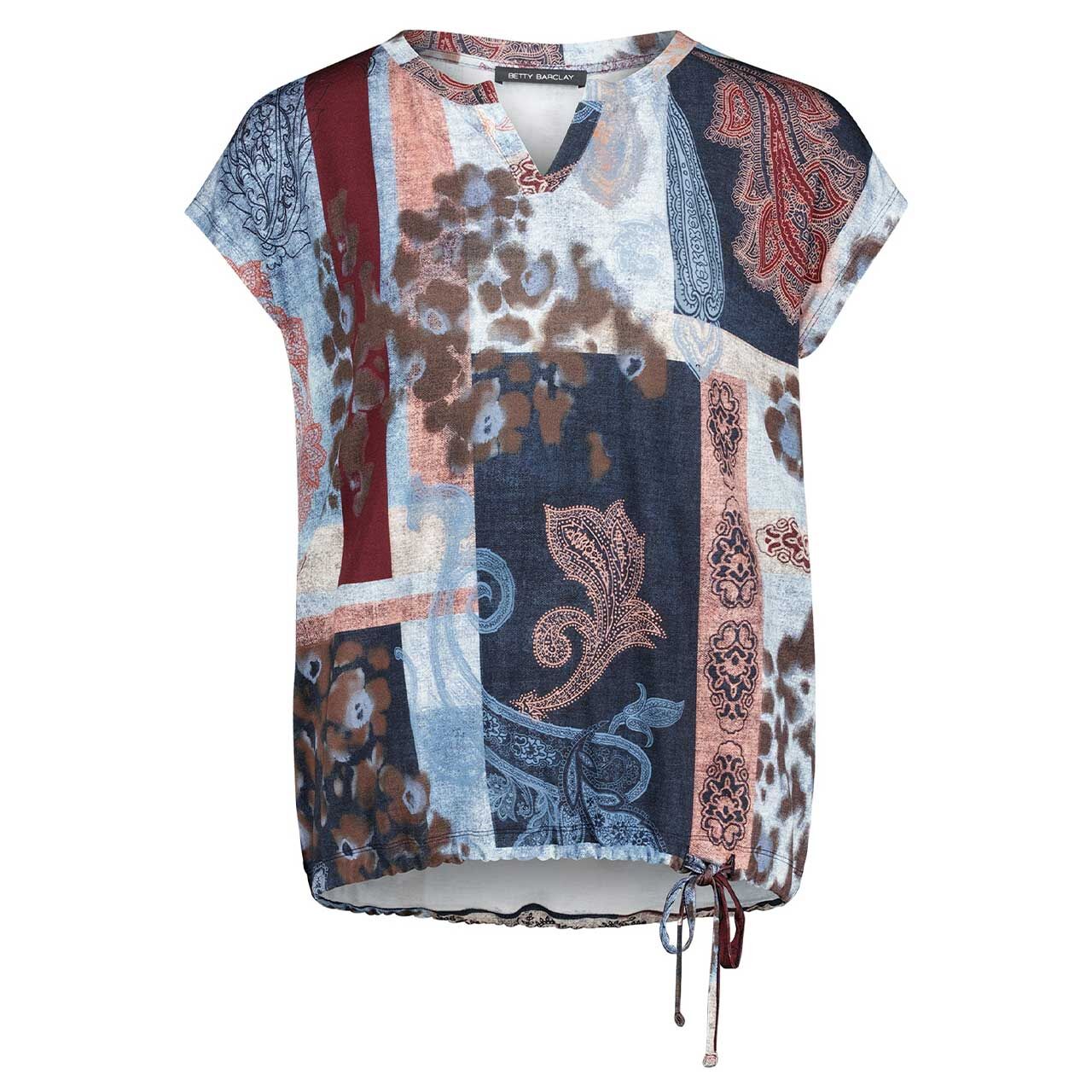 Betty Barclay Damen T-Shirt denim blue print