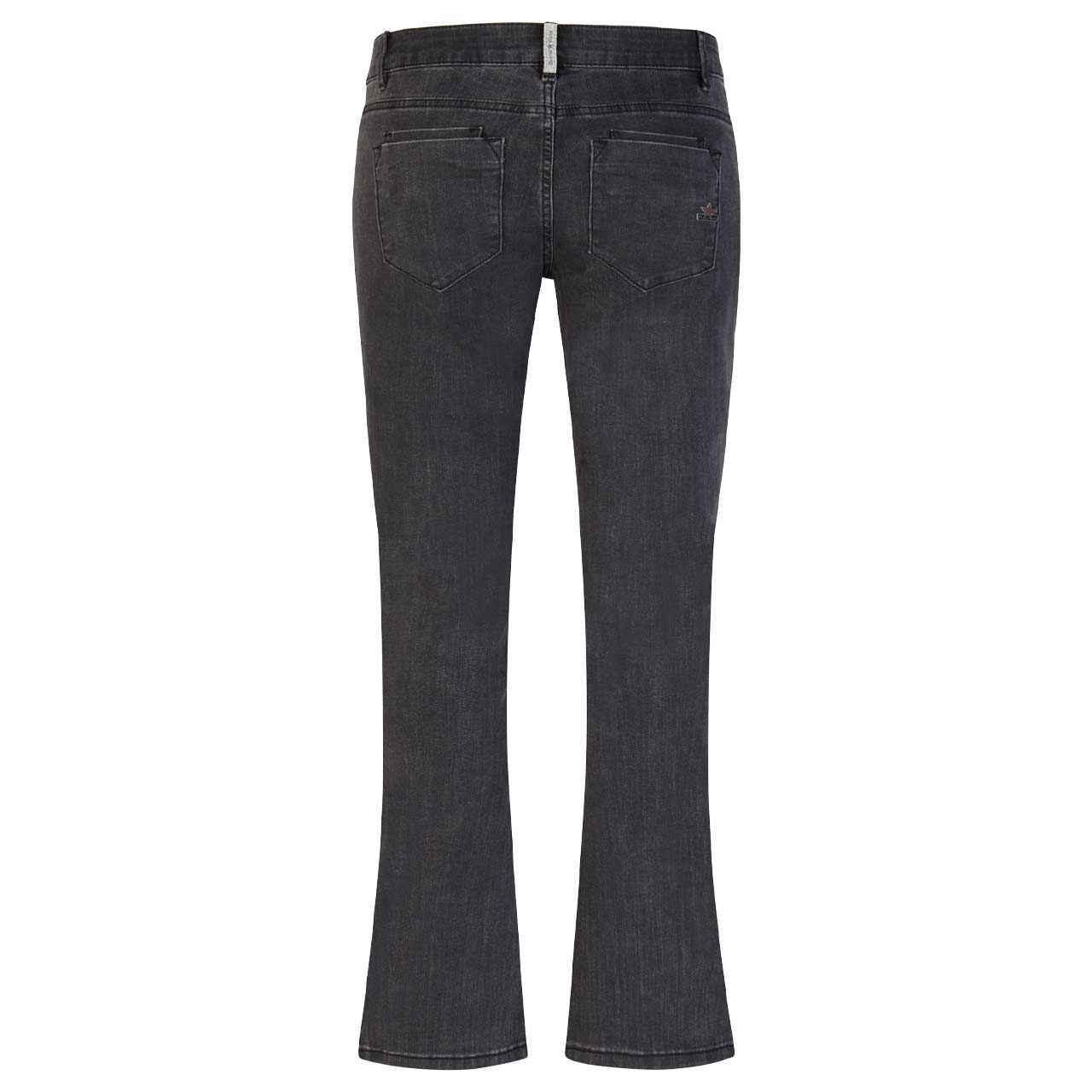 Damenjeans Italy K Bootcut Stretch Denim von Buena Vista in Dunkelgrau angewaschen, Rückansicht