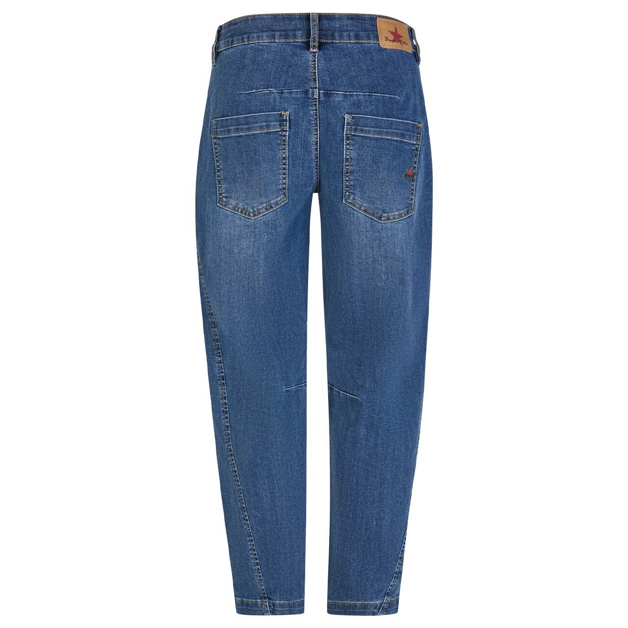 Damenjeans Barrel-T 7/8 Stretch Denim von Buena Vista in Blau verwaschen, Rückansicht