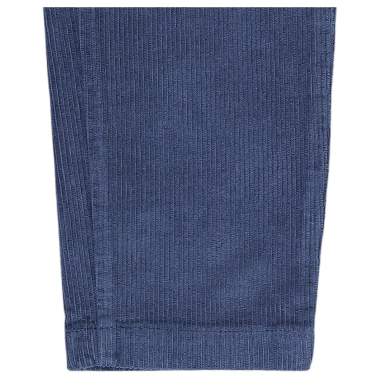 Stretch Herren Cordhose Easton in Blau von Pioneer, Detailansicht Saum