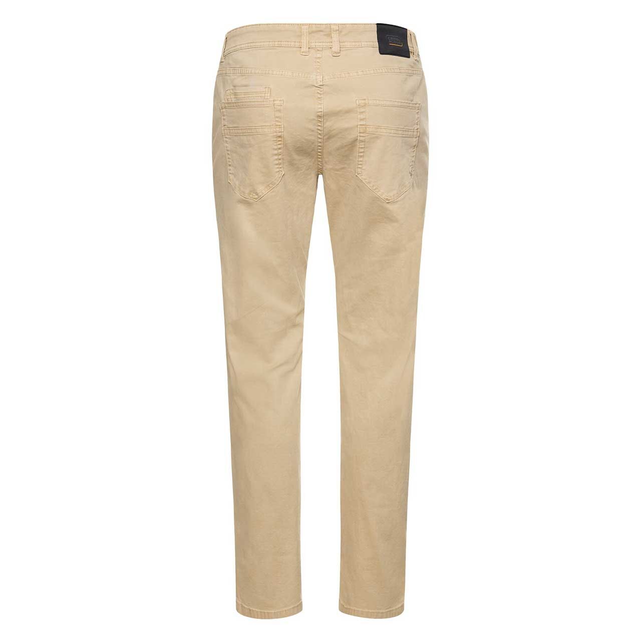 Stretch Herren Baumwollhose Woodstock von Camel active in Beige, Rückansicht