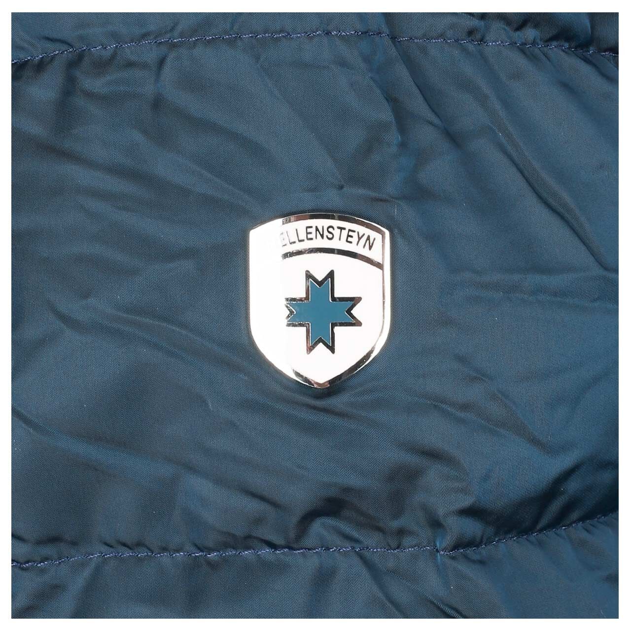 Damen Jacke Bisquit von Wellensteyn in Petrol, Detailansicht Logo