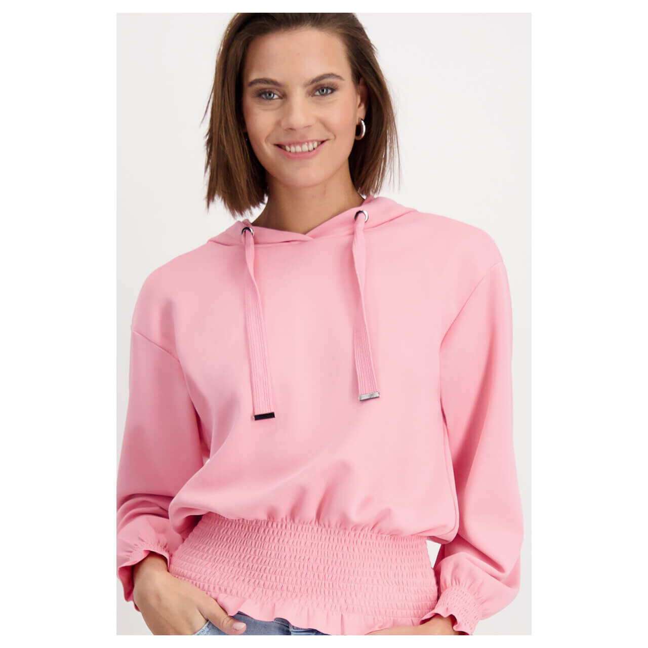 Monari Damen Hoodie Sweatshirt pink smoothie