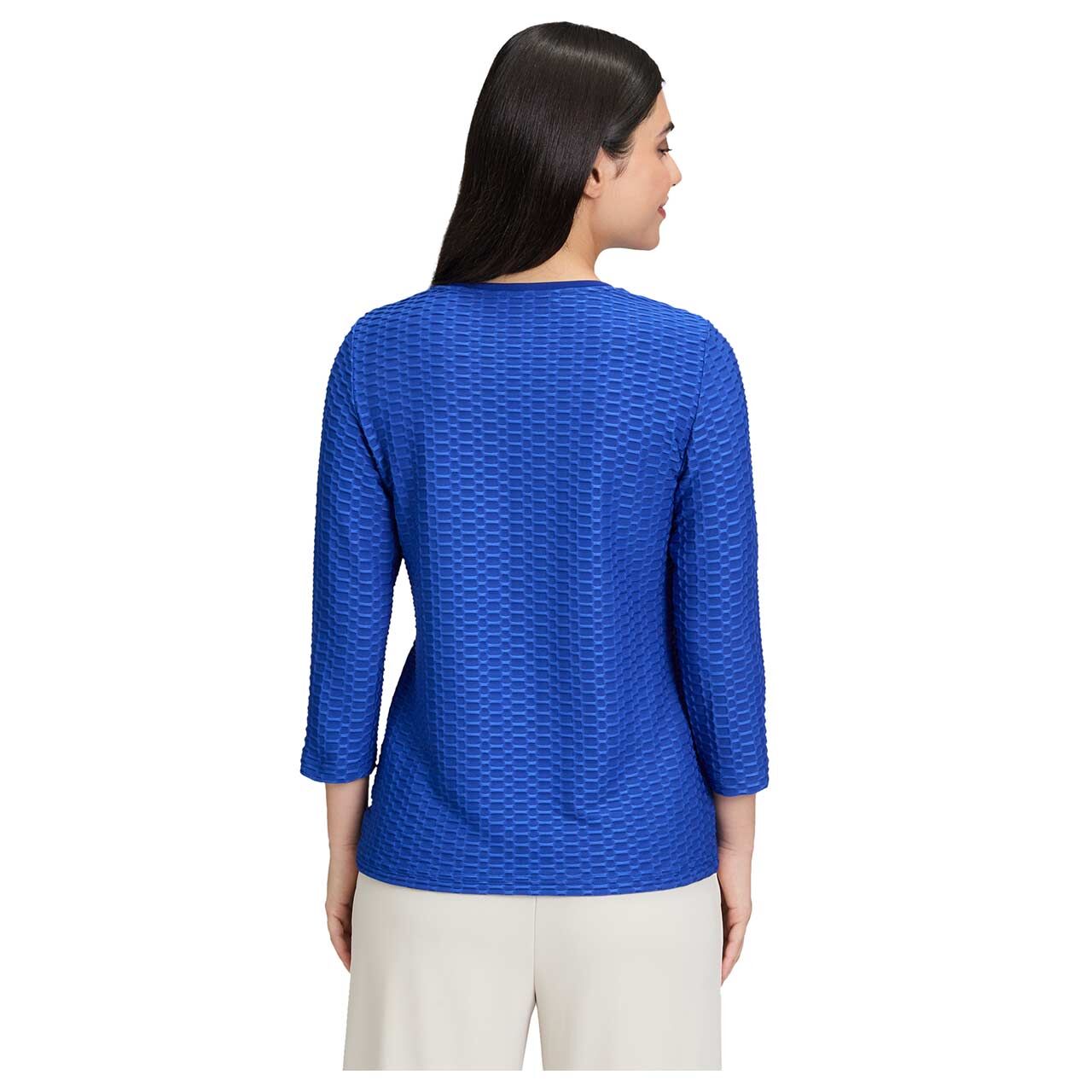 Damen 3/4 Arm Shirt von Betty Barclay in Royalblau, Rückansicht am Model