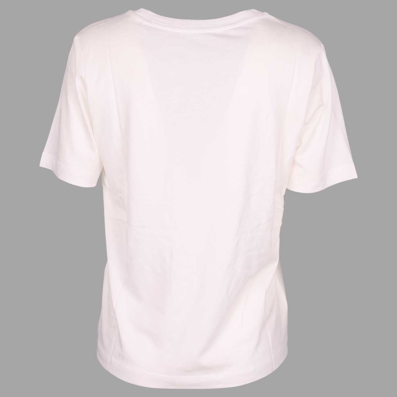 Damen T-Shirt Basic Chest Print von Street One in Cremeweiß mit Print, Rückansicht