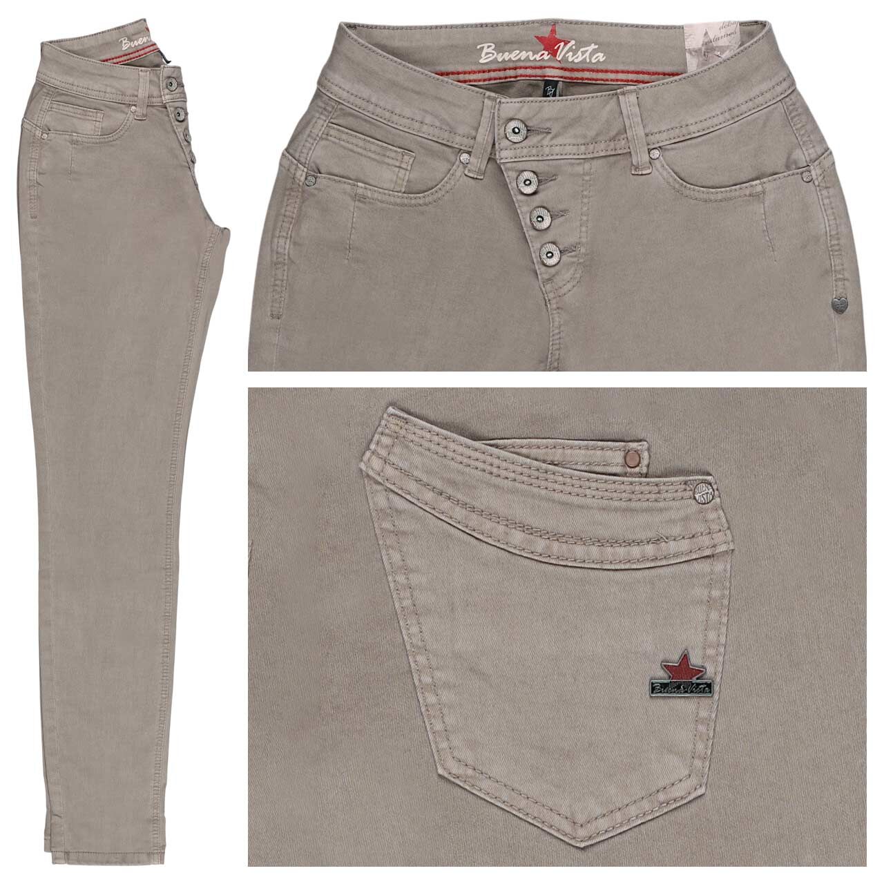 Buena Vista Malibu Stretch Twill Baumwollhose nebel