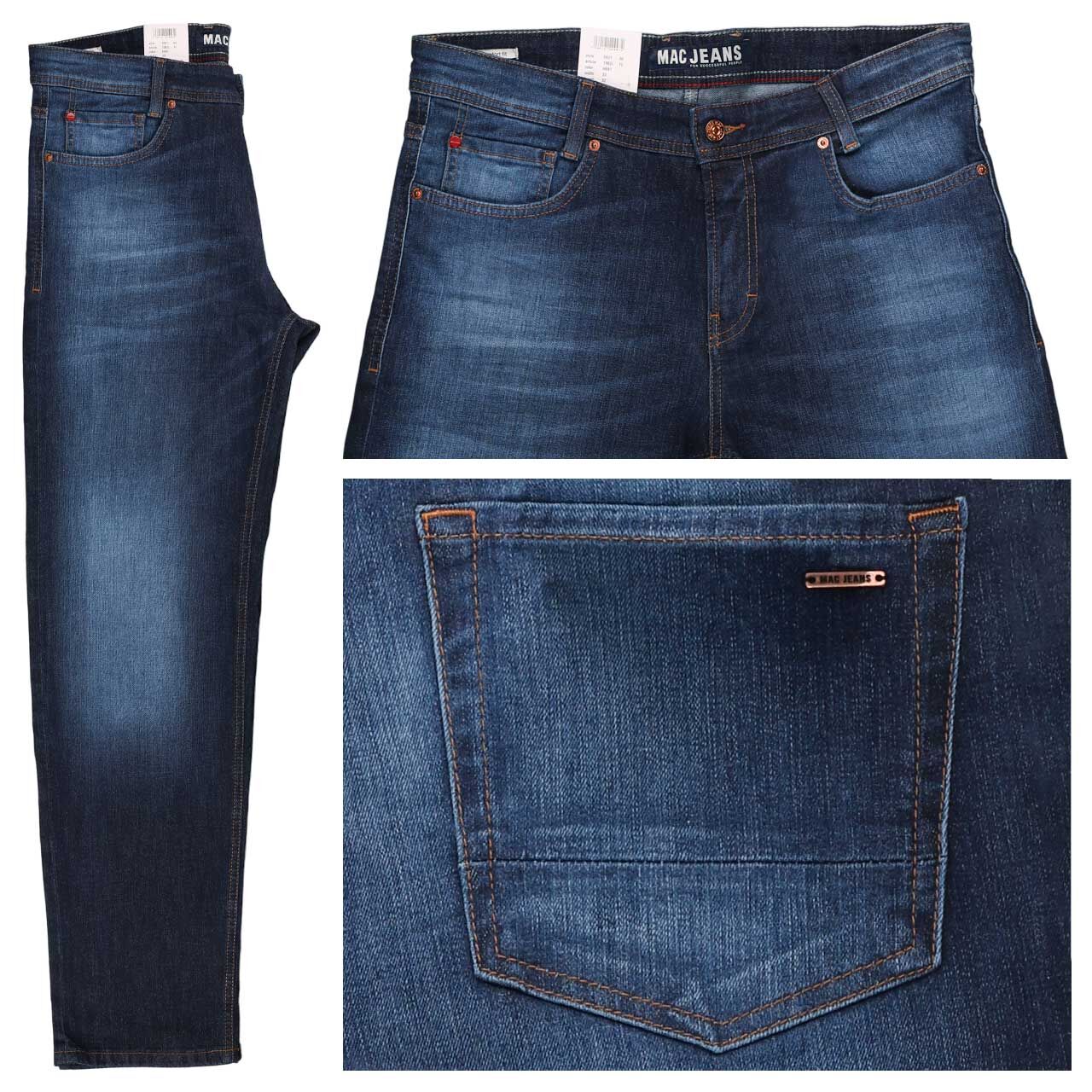 MAC Rick Jeans dark blue authentic used wash