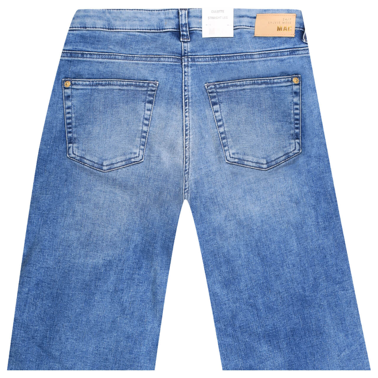 MAC Jeans Rich Culotte für Damen in Hellblau verwaschen, FarbNr.: D456
