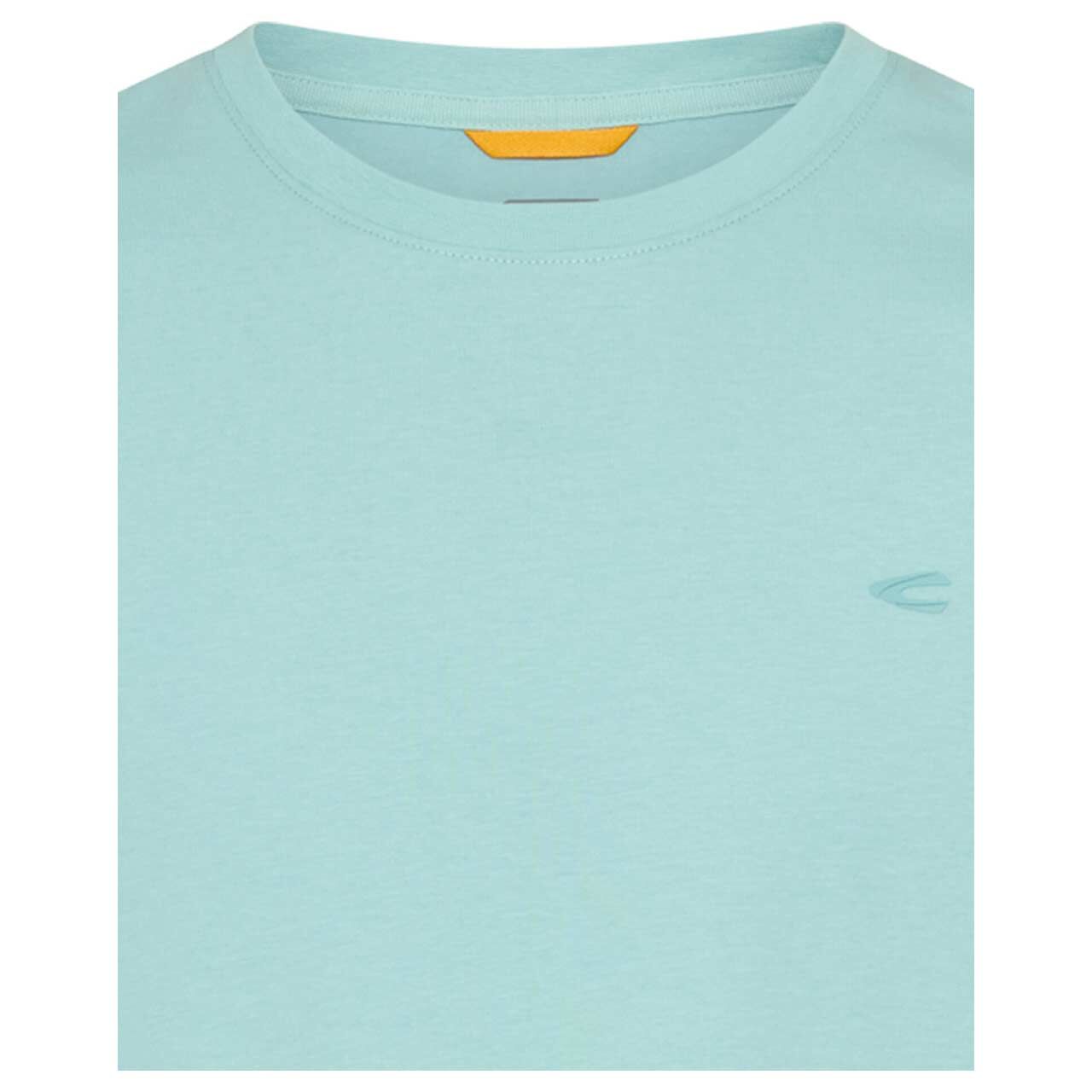 Herren T-Shirt von Camel active in Türkis, detaillierte Vorderansicht