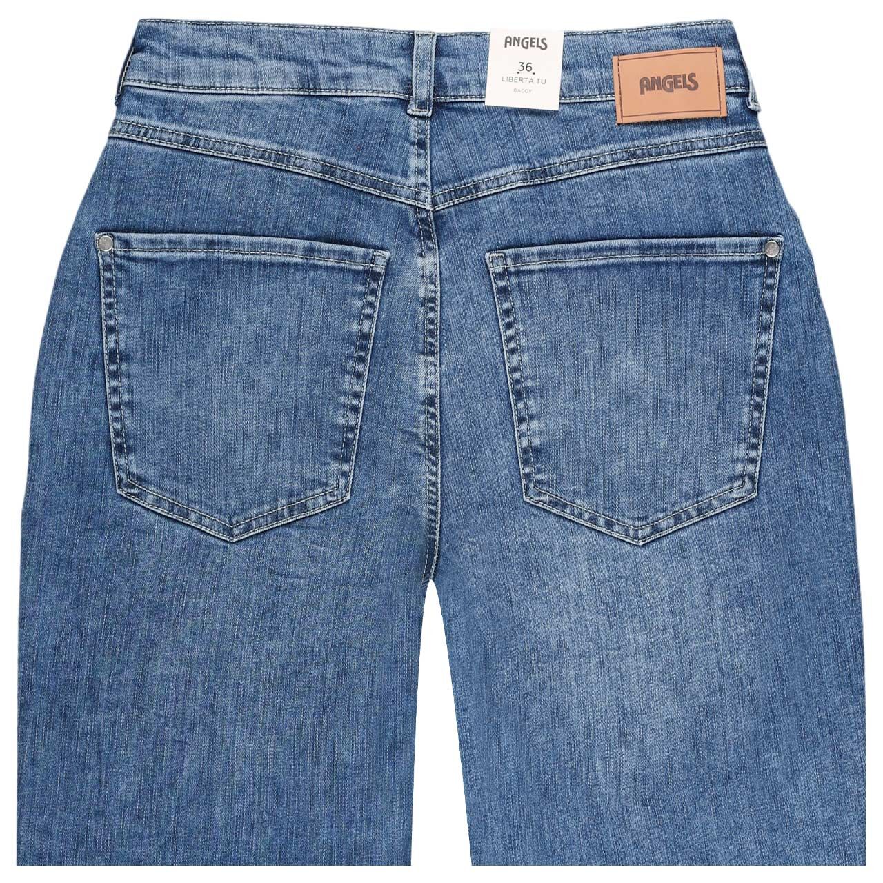Damen 7/8 Jeans Liberta TU von Angels in Blau verwaschen, detaillierte Rückansicht