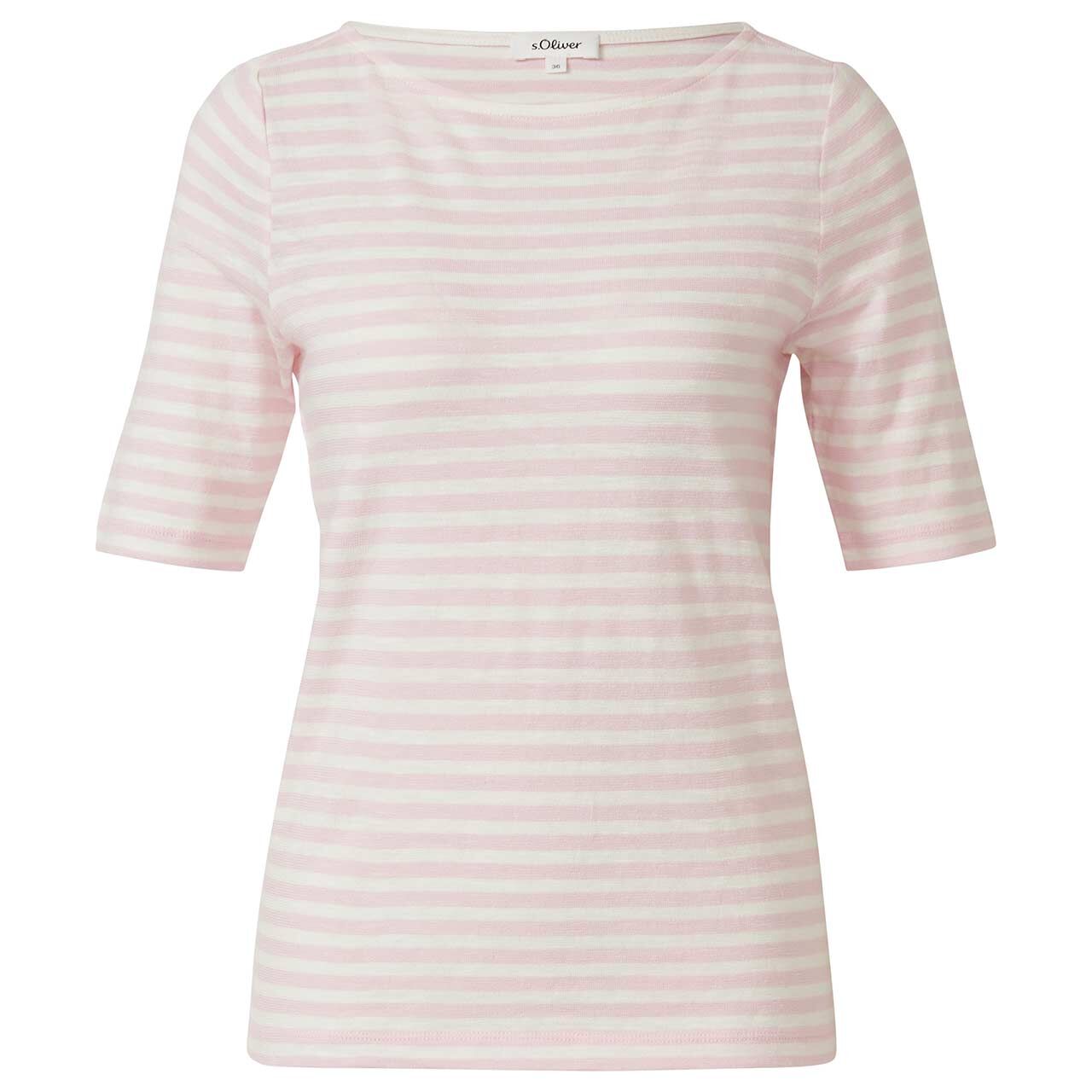 s.Oliver Damen T-Shirt blush stripes
