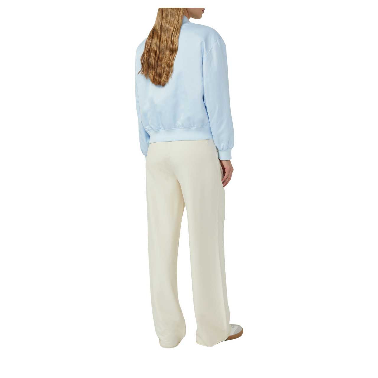 Damen Jacke Bomber Jacket von s.Oliver in Hellblau, Rückansicht am Model