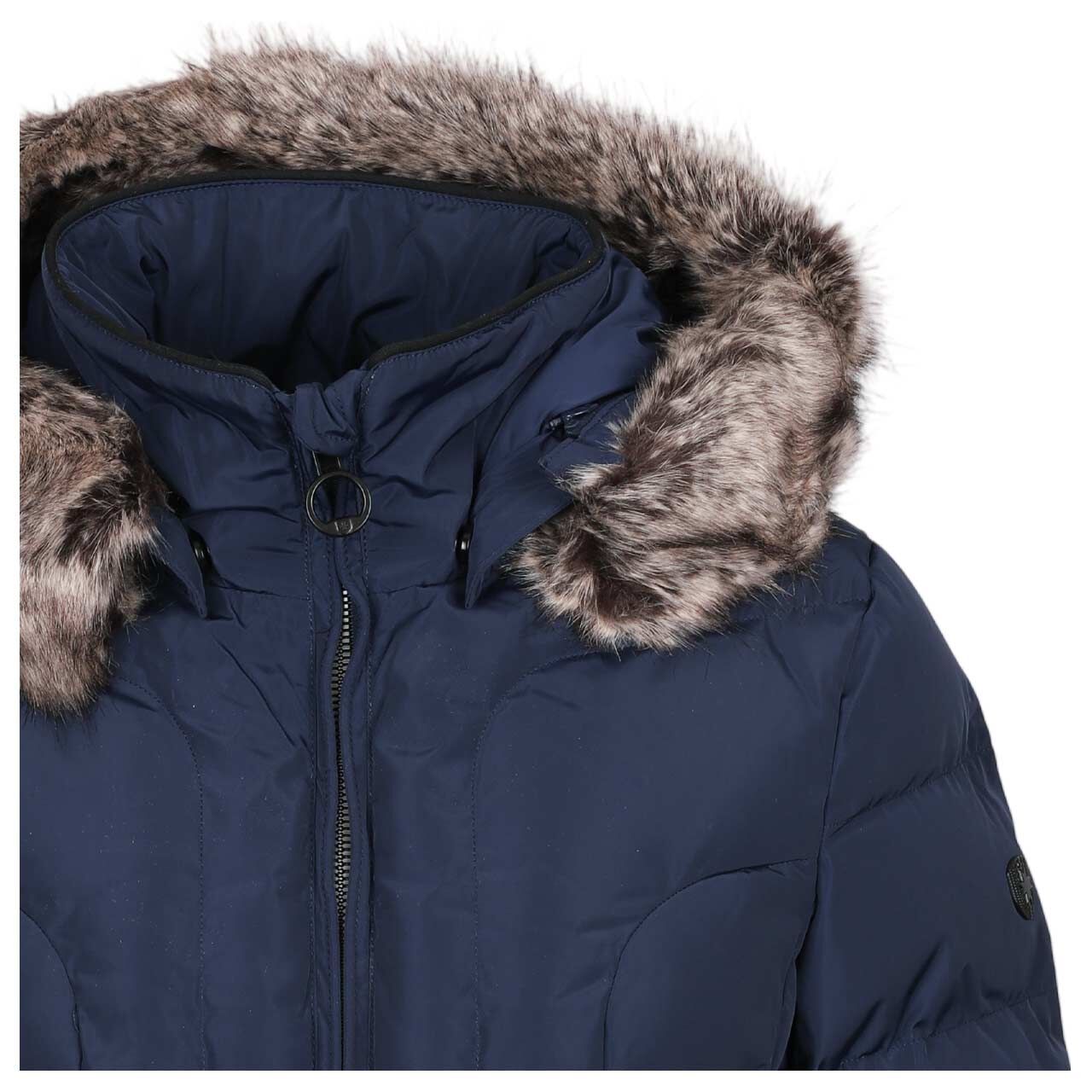 Damen Jacke Astoria Short von Wellensteyn in Dunkelblau, detaillierte Vorderansicht