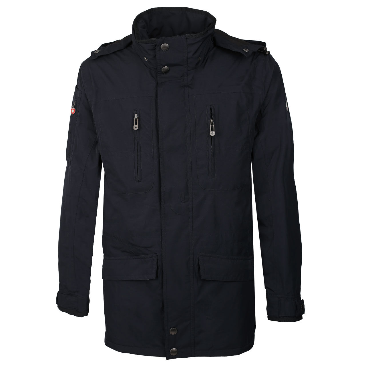 wellensteyn-jacke-golfjacke-darknavy-vorne Wellensteyn Golfjacke Herren Jacke dunkelblau